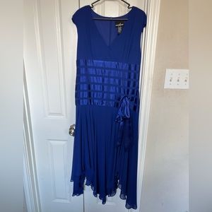 Positive Attitude Electric Blue Dress Sz16
